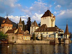 Oberhofen Castle, Lake Thun, Switzerland